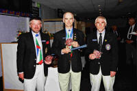 Winners - Tremlett, Collings (centre), Monaghan